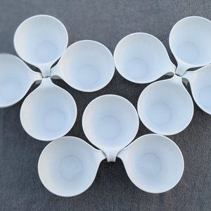 Corning by Corelle Butterfly Gold Coffee Tea Cups Mugs Hook Handle Set of 11